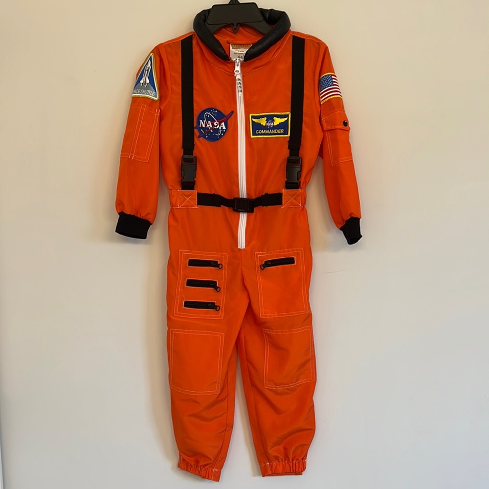 Get Real Gear Astronaut Jumpsuit Costume Child Size 4-6